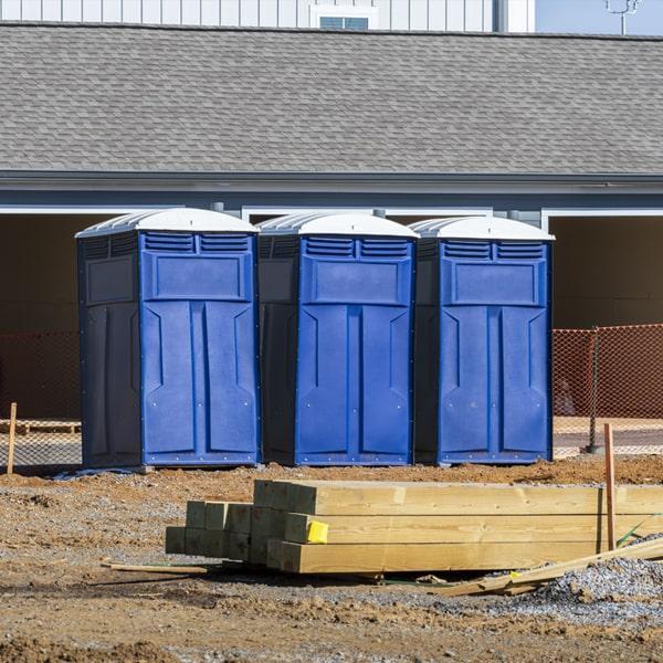 Heavy-duty construction site porta potty in Crescent City, California